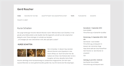 Desktop Screenshot of gerdroscher.net
